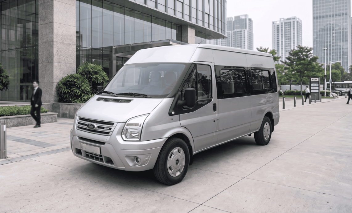 Private 16-seat airport transfer service in Vietnam