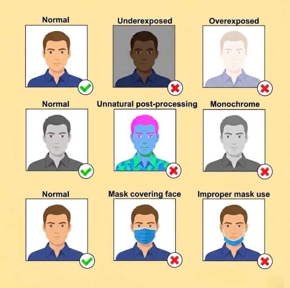 Vietnam visa photo requirements for e-visa and visa applications