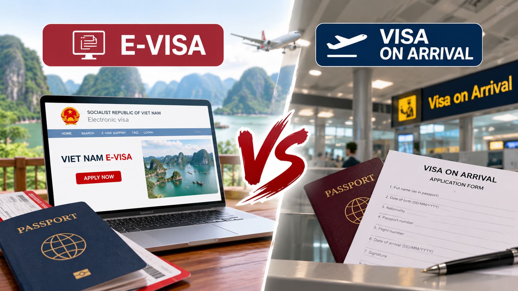 E-visa or visa on arrival for Vietnam in 2026?