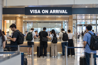 Visa on arrival still works in 2026, but only by air and only with an approval letter arranged before you fly. Find out when it beats the e-visa, what to carry to the counter, the real total cost and the eight airports that stamp it. URL Giữ nguyên URL trang Vietnam Visa On Arrival Application H1 Vietnam Visa on Arrival Without Surprises at the Counter Primary vietnam visa on arrival Secondary visa on arrival vietnam, vietnam arrival visa, vietnam visa upon arrival Alt text "Visa to Vietnam on arrival: landing visa counter